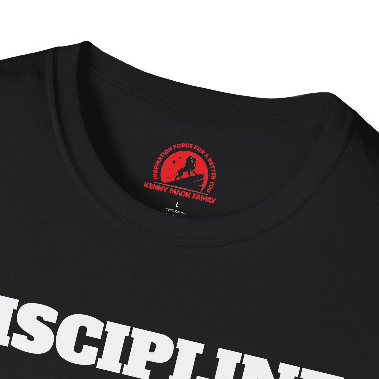 "Discipline is Art T-shirt with inspirational quote design"
"Motivational &