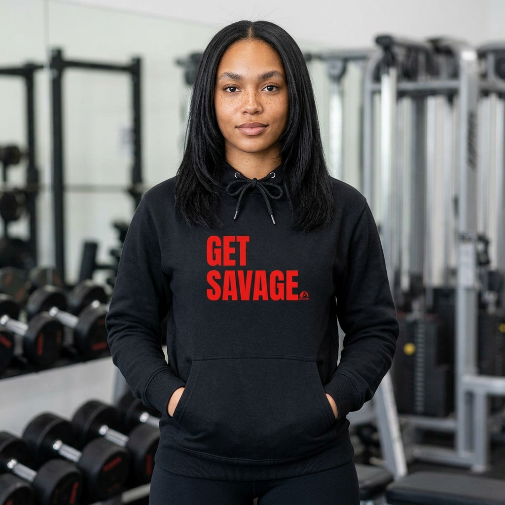 Get Savage Three-Panel Fleece Hoodie for Bold Comfort