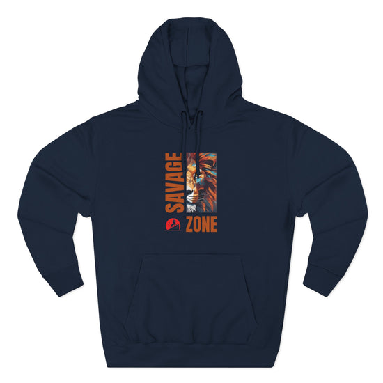 Fleece Hoodie - SAVAGE ZONE Inspirational Mindset Graphic