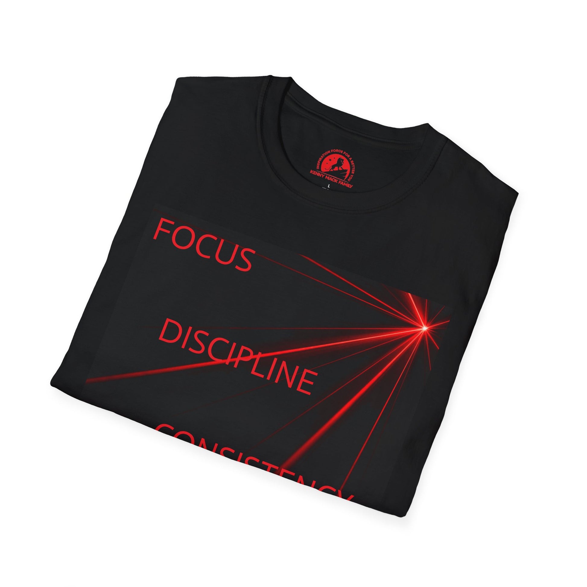 "Focus Discipline Consistency T-shirt with motivational success message"
"Focus, Discipline, and Consistency graphic tee for a success-driven mindset"
"Motivational t-shirt with 'Focus Discipline Consistency' slogan for achieving goals"
"Discipline and consistency t-shirt for goal-oriented individuals"
"Focus and consistency t-shirt for staying on track with personal growth"
"Motivational 'Focus Discipline Consistency' shirt for a success-driven lifestyle"