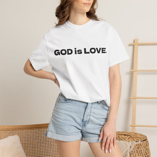 God Is Love Classic T-Shirt — Minimalist Christian Faith Tee