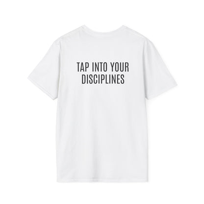 "Dominate Your Day / Tap Into Your Discipline T-shirt with motivational quote"
"Empowering 'Dominate Your Day' and 'Tap Into Your Discipline' graphic tee"
"Focus and discipline-themed t-shirt for productivity and success"
"Inspirational 'Dominate Your Day' shirt with bold typography"
"Motivational t-shirt with 'Tap Into Your Discipline' for personal growth"
"Self-discipline quote t-shirt with 'Dominate Your Day' for goal-driven individuals"
"Positive mindset tee with 'Tap Into Your Discipline' 