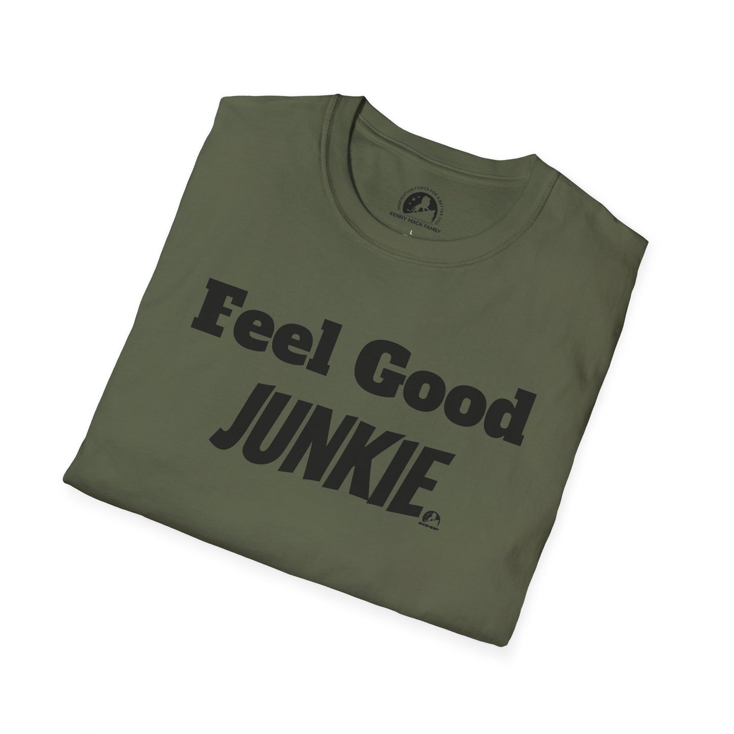 FEEL GOOD JUNKIE - wht/blk, green/blk, red/blk, orange/bk, blue/blk.