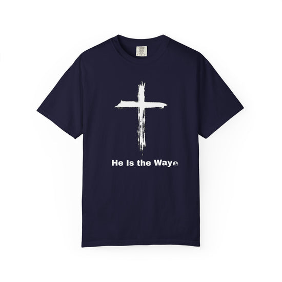He is The Way / Jesus is the true Goat Signature Tee - Faith Spiritual Connection and Spreading Love