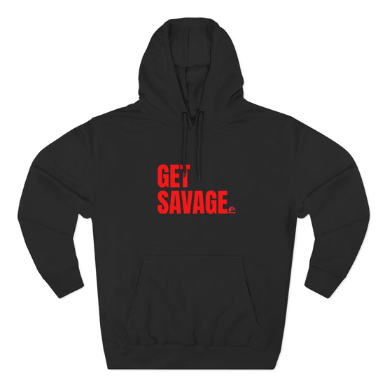 Get Savage Three-Panel Fleece Hoodie for Bold Comfort