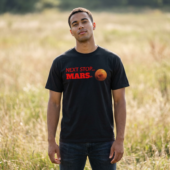 Next Stop... Mars T-Shirt — Space Travel Graphic Tee