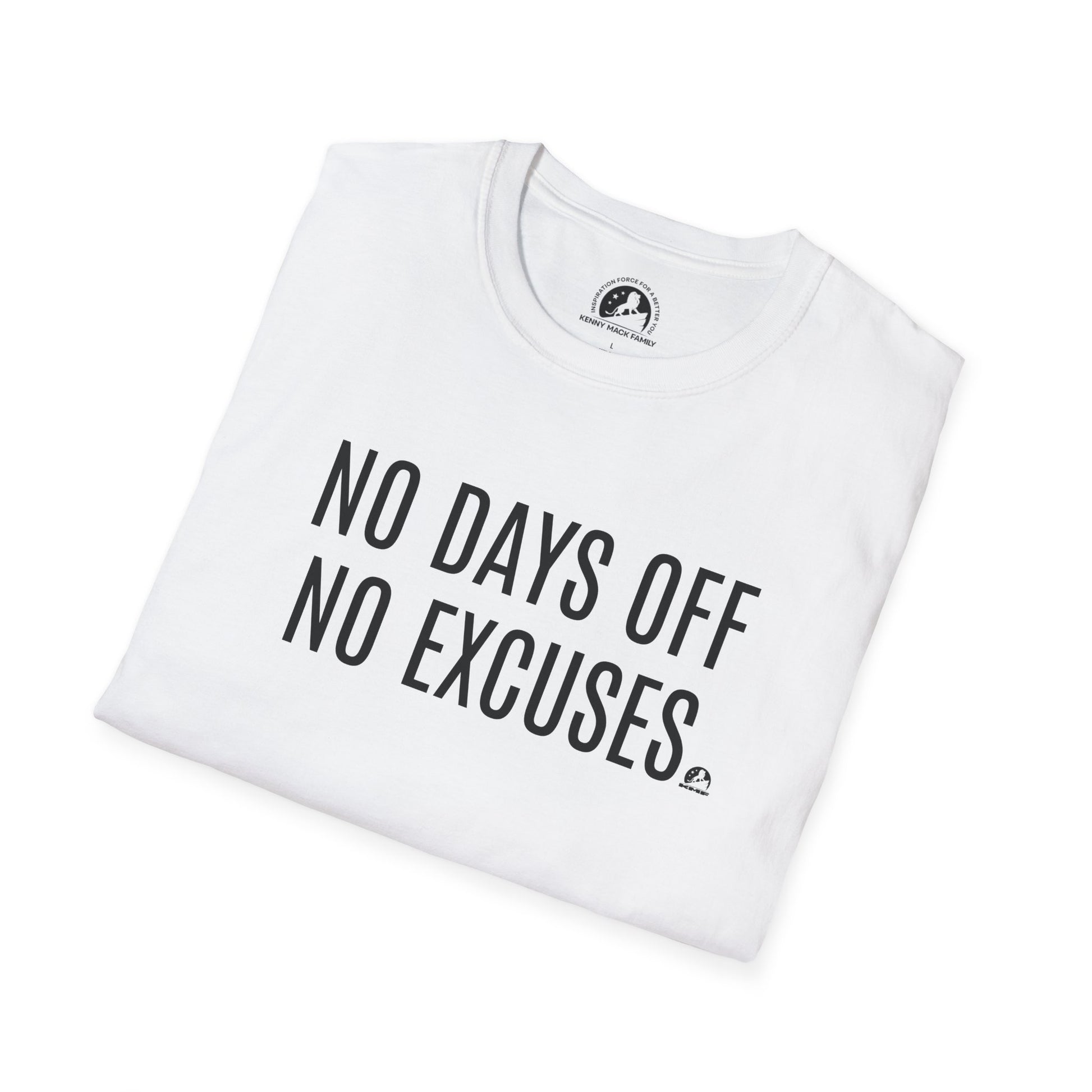 "No Days Off No Excuses shirt for individuals committed to hard work and success"
"Motivational 'No Days Off No Excuses' t-shirt for hustlers and goal-getters"
"No Excuses 'No Days Off' shirt for people dedicated to achieving their dreams"
"Grind and hustle with 'No Days Off No Excuses' motivational t-shirt"
"Hard work and no excuses 'No Days Off' t-shirt for determined individuals"
"No Excuses shirt with 'No Days Off' for those who never stop pushing"
"Dedication-driven 'No Days Off No Excuses' 