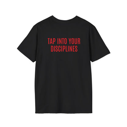 "Dominate Your Day / Tap Into Your Discipline T-shirt with motivational quote"
"Empowering 'Dominate Your Day' and 'Tap Into Your Discipline' graphic tee"
"Focus and discipline-themed t-shirt for productivity and success"
"Inspirational 'Dominate Your Day' shirt with bold typography"
"Motivational t-shirt with 'Tap Into Your Discipline' for personal growth"
"Self-discipline quote t-shirt with 'Dominate Your Day' for goal-driven individuals"
"Positive mindset tee with 'Tap Into Your Discipline' 