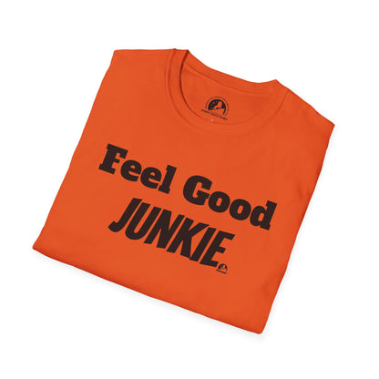 FEEL GOOD JUNKIE - wht/blk, green/blk, red/blk, orange/bk, blue/blk.