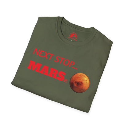 NEXT STOP... MARS - blk/red, green/red, navy/red.