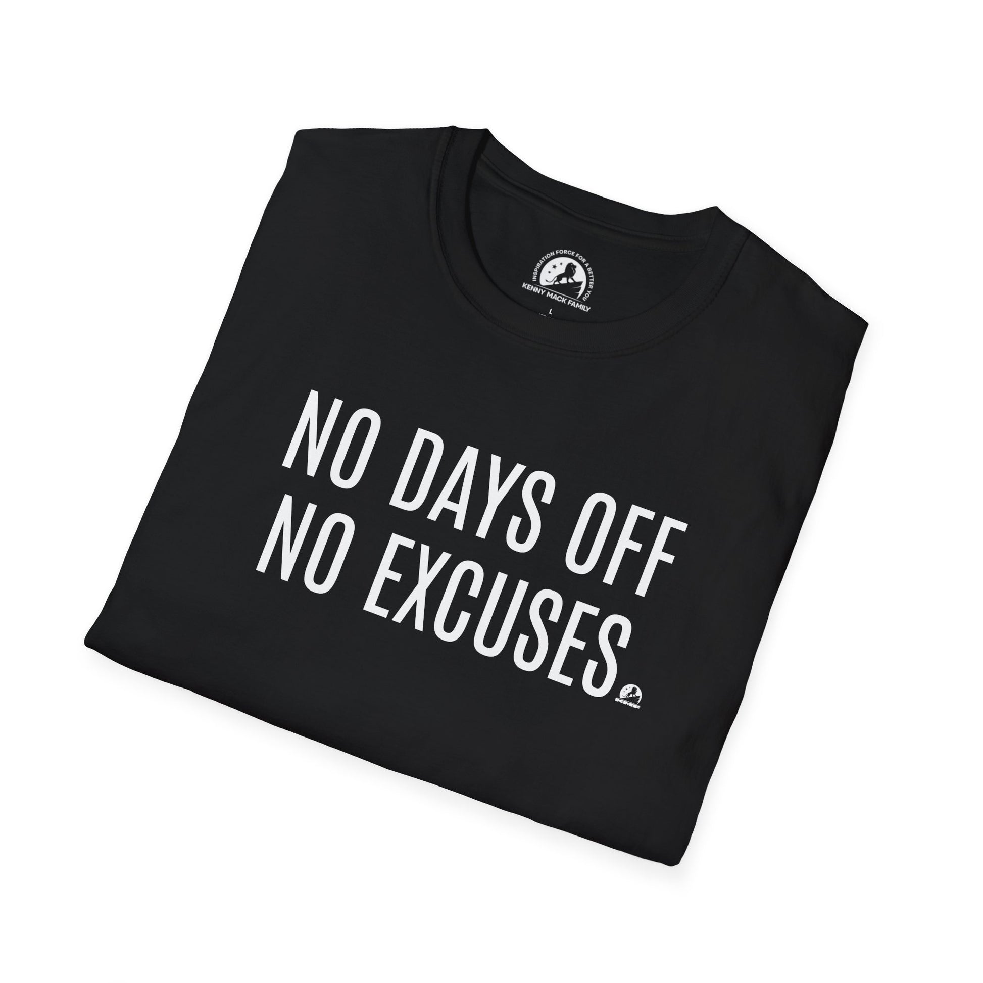 "No Days Off No Excuses shirt for individuals committed to hard work and success"
"Motivational 'No Days Off No Excuses' t-shirt for hustlers and goal-getters"
"No Excuses 'No Days Off' shirt for people dedicated to achieving their dreams"
"Grind and hustle with 'No Days Off No Excuses' motivational t-shirt"
"Hard work and no excuses 'No Days Off' t-shirt for determined individuals"
"No Excuses shirt with 'No Days Off' for those who never stop pushing"
"Dedication-driven 'No Days Off No Excuses' 