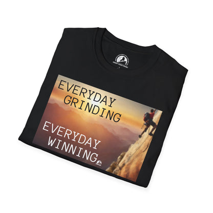 "Everyday Grinding Everyday Winning T-shirt with motivational success message"
"Hustle and grind graphic tee with 'Everyday Grinding, Everyday Winning' slogan"
"Motivational 'Everyday Grind' t-shirt for work ethic and success"
"Success-driven t-shirt with 'Everyday Grinding, Everyday Winning' design"
"Bold 'Grind and Win' t-shirt for achieving your daily goals"
"Focused hustle t-shirt with 'Everyday Grinding' for a winning mindset"