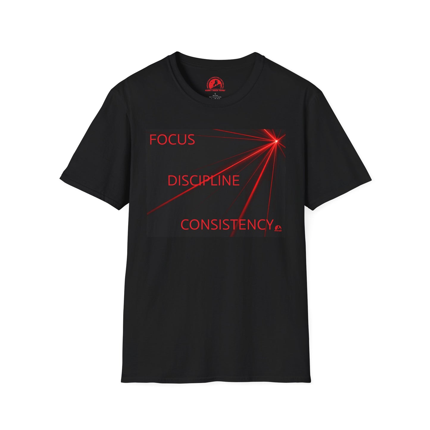 "Focus Discipline Consistency T-shirt with motivational success message"
"Focus, Discipline, and Consistency graphic tee for a success-driven mindset"
"Motivational t-shirt with 'Focus Discipline Consistency' slogan for achieving goals"
"Discipline and consistency t-shirt for goal-oriented individuals"
"Focus and consistency t-shirt for staying on track with personal growth"
"Motivational 'Focus Discipline Consistency' shirt for a success-driven lifestyle"