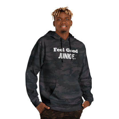 Hooded Sweatshirt - Feel Good Junkie Design